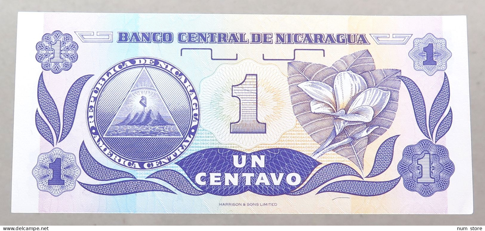 NICARAGUA 1 CENTAVO 1991 TOP #alb049 1207 - Nicaragua