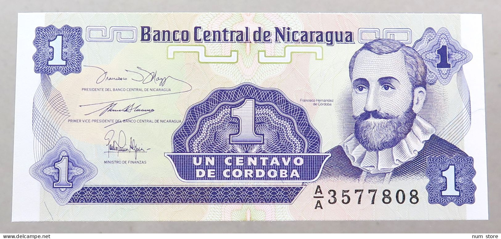 NICARAGUA 1 CENTAVO 1991 TOP #alb049 1205 - Nicaragua