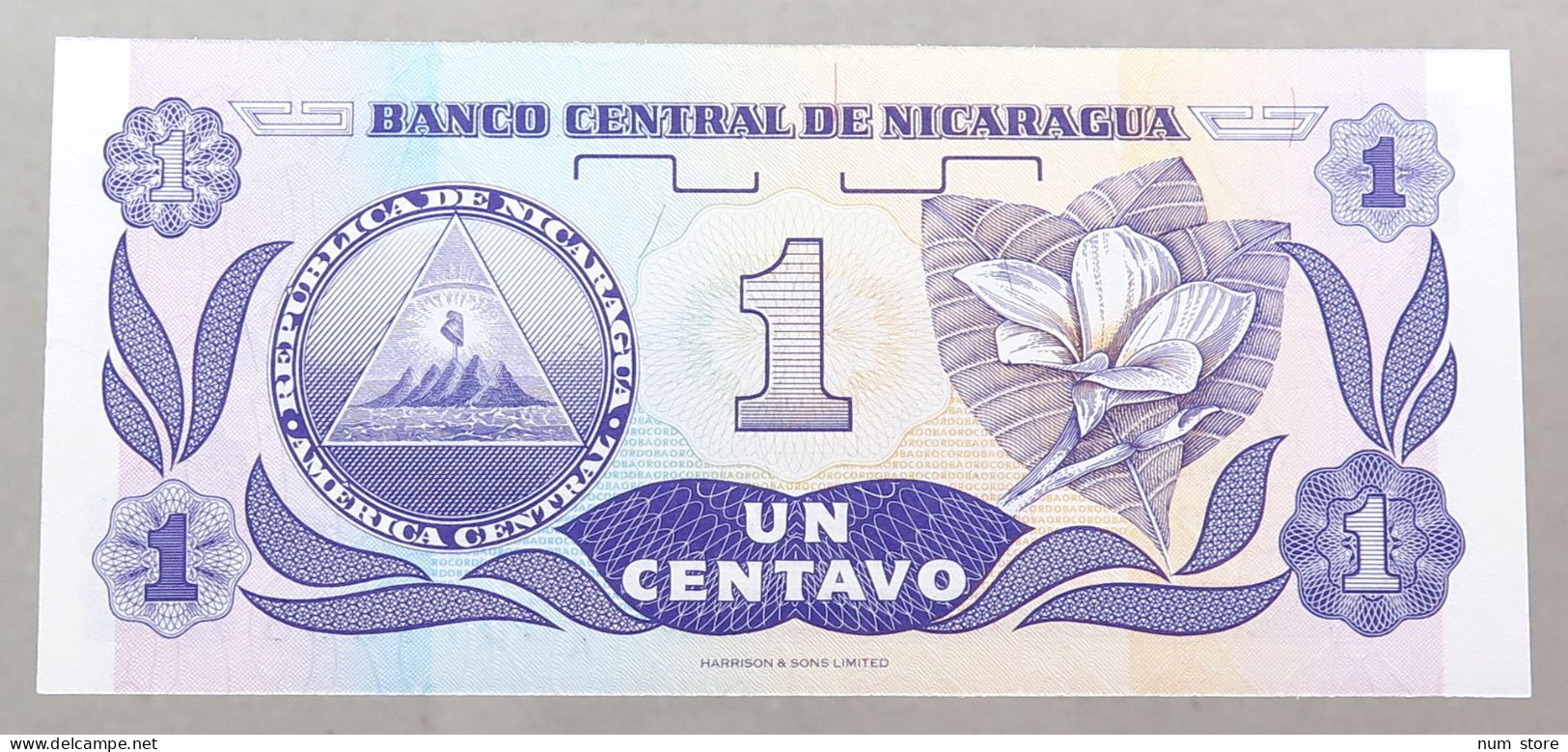 NICARAGUA 1 CENTAVO 1991 TOP #alb049 1205 - Nicaragua