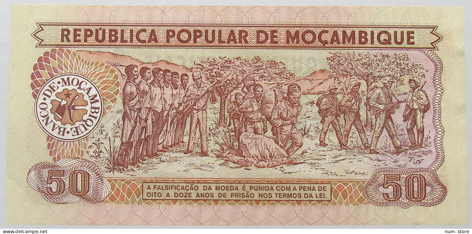 MOZAMBIQUE 50 METICAIS 1986 TOP #alb016 0335 - Mozambique