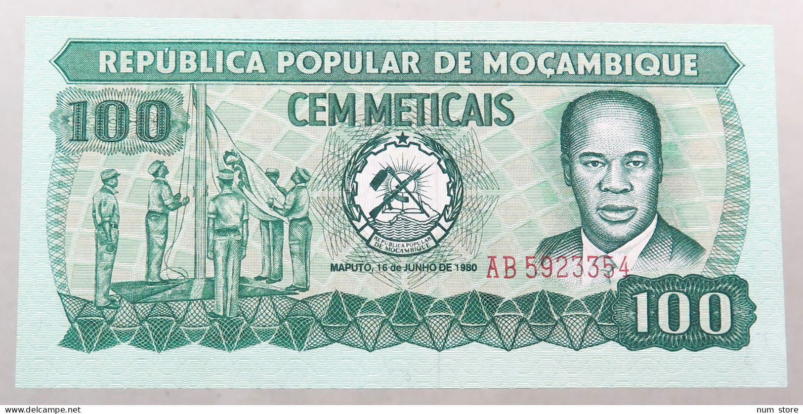 MOZAMBIQUE 100 METICAIS 1980 TOP #alb049 1557 - Mozambique