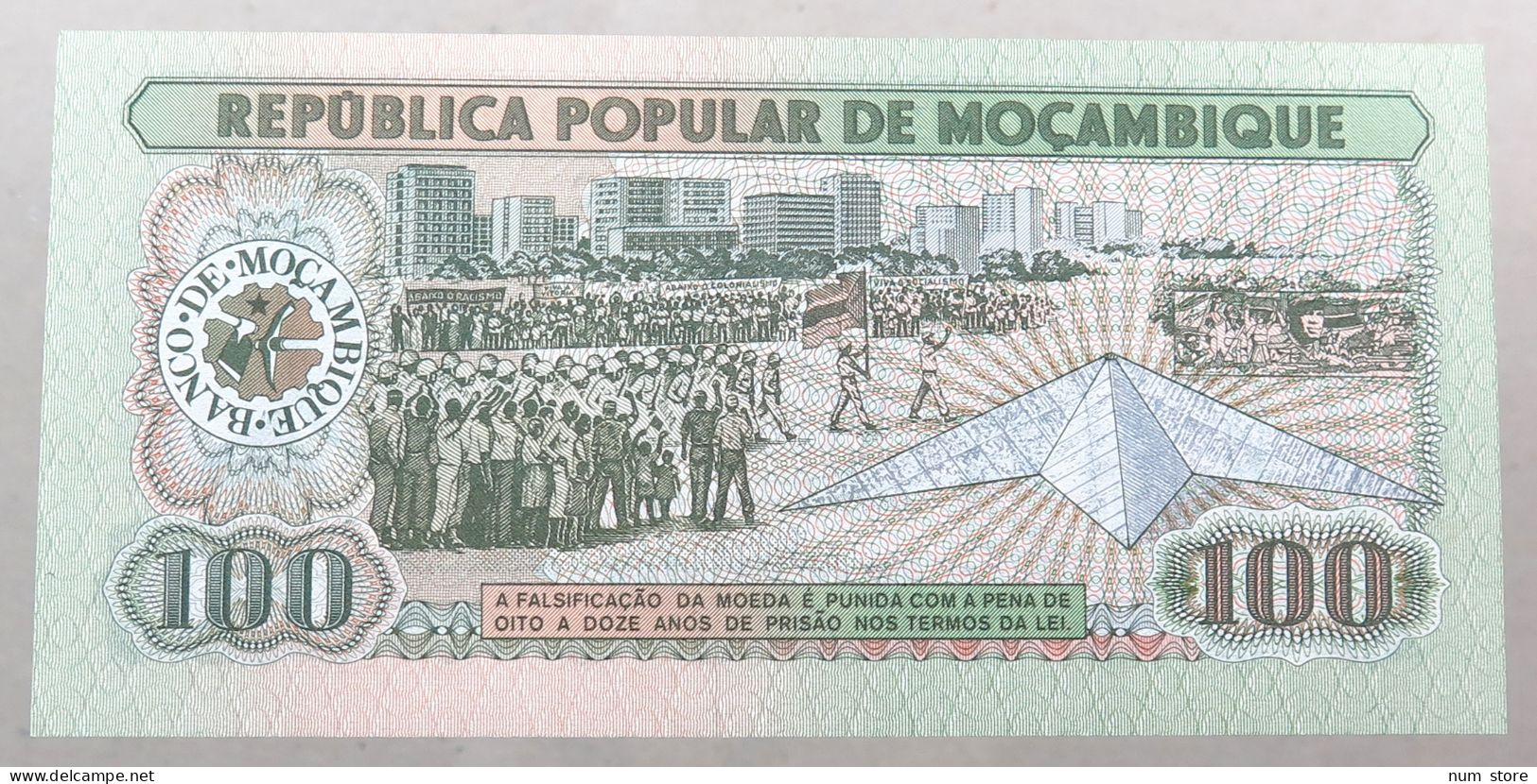 MOZAMBIQUE 100 METICAIS 1980 TOP #alb049 1557 - Mozambique