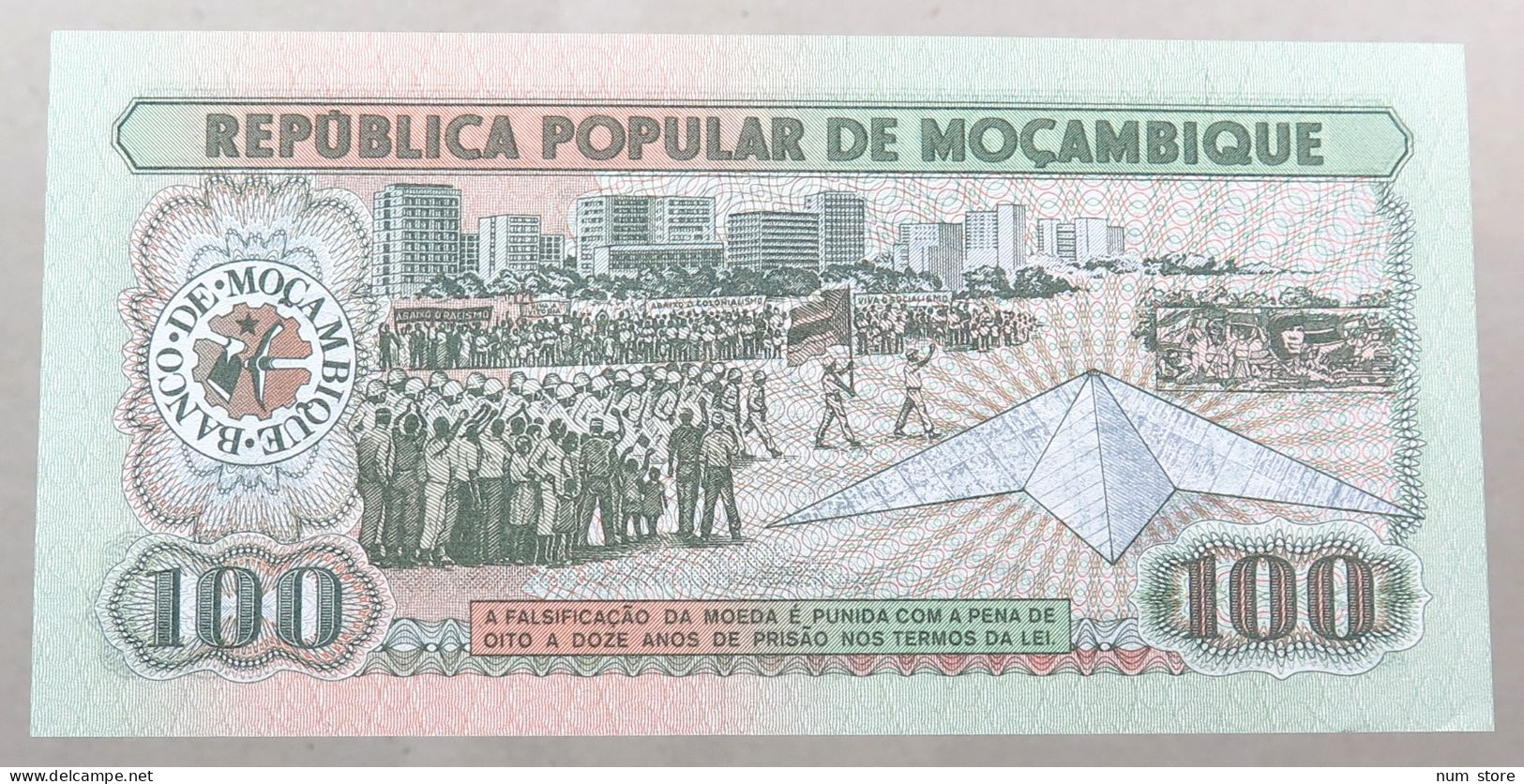 MOZAMBIQUE 100 METICAIS 1983 TOP #alb049 1555 - Moçambique