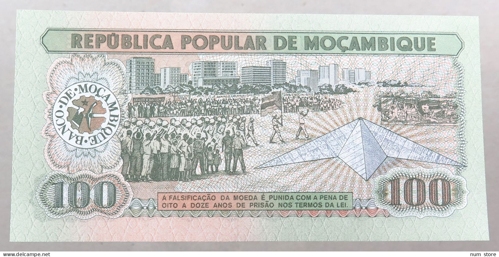 MOZAMBIQUE 100 METICAIS 1980 TOP #alb051 1701 - Mozambique