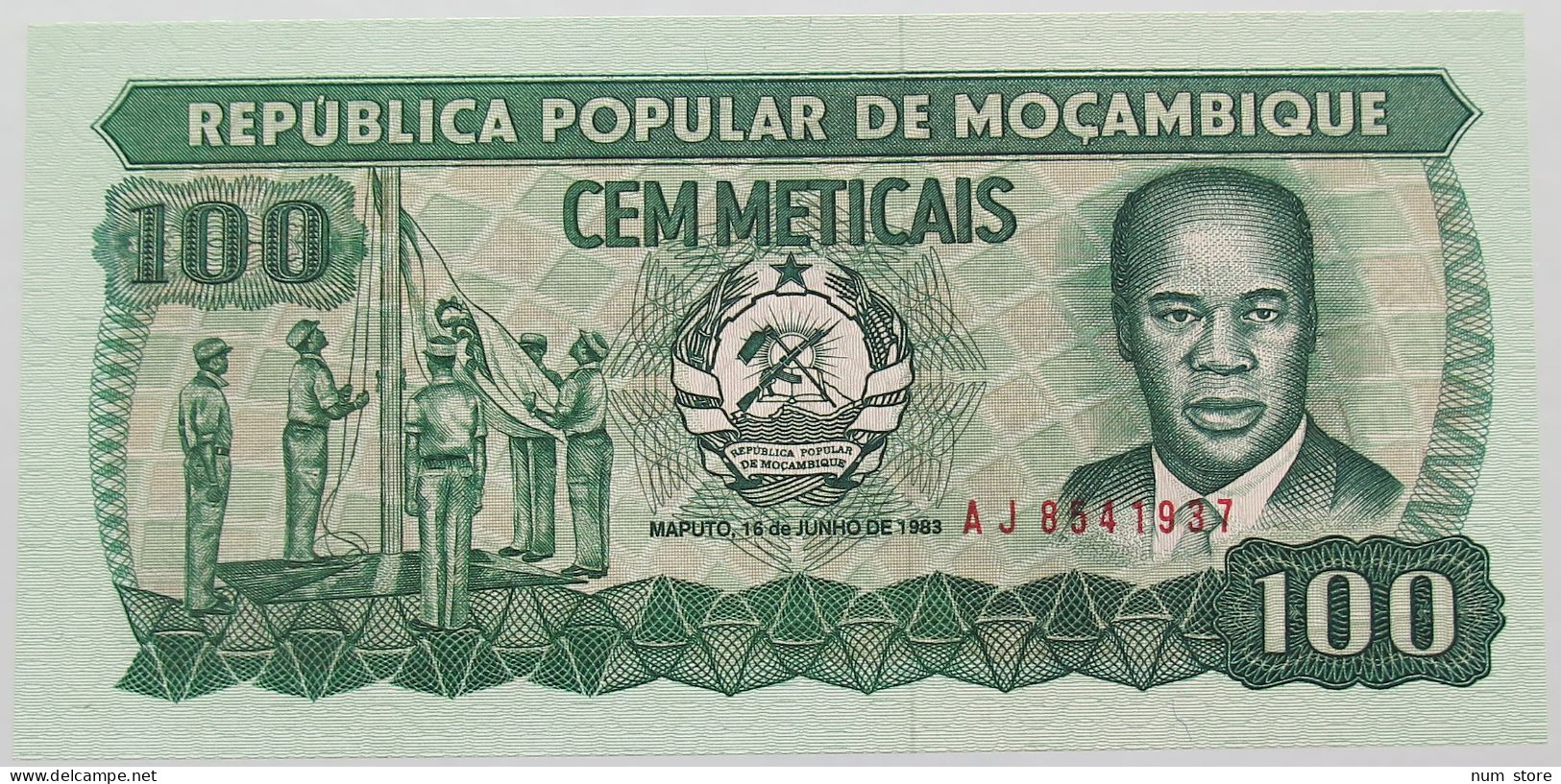 MOZAMBIQUE 100 METICAIS 1983 TOP #alb016 0117 - Mozambique