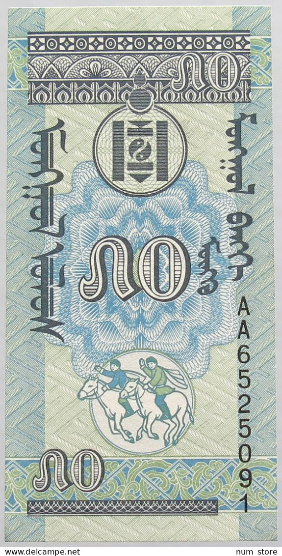 MONGOLIA 50 MONGO UNC #alb018 0105 - Mongolie