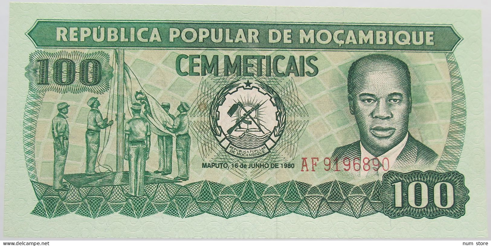 MOZAMBIQUE 100 METICAIS 1980 TOP #alb013 0235 - Mozambico