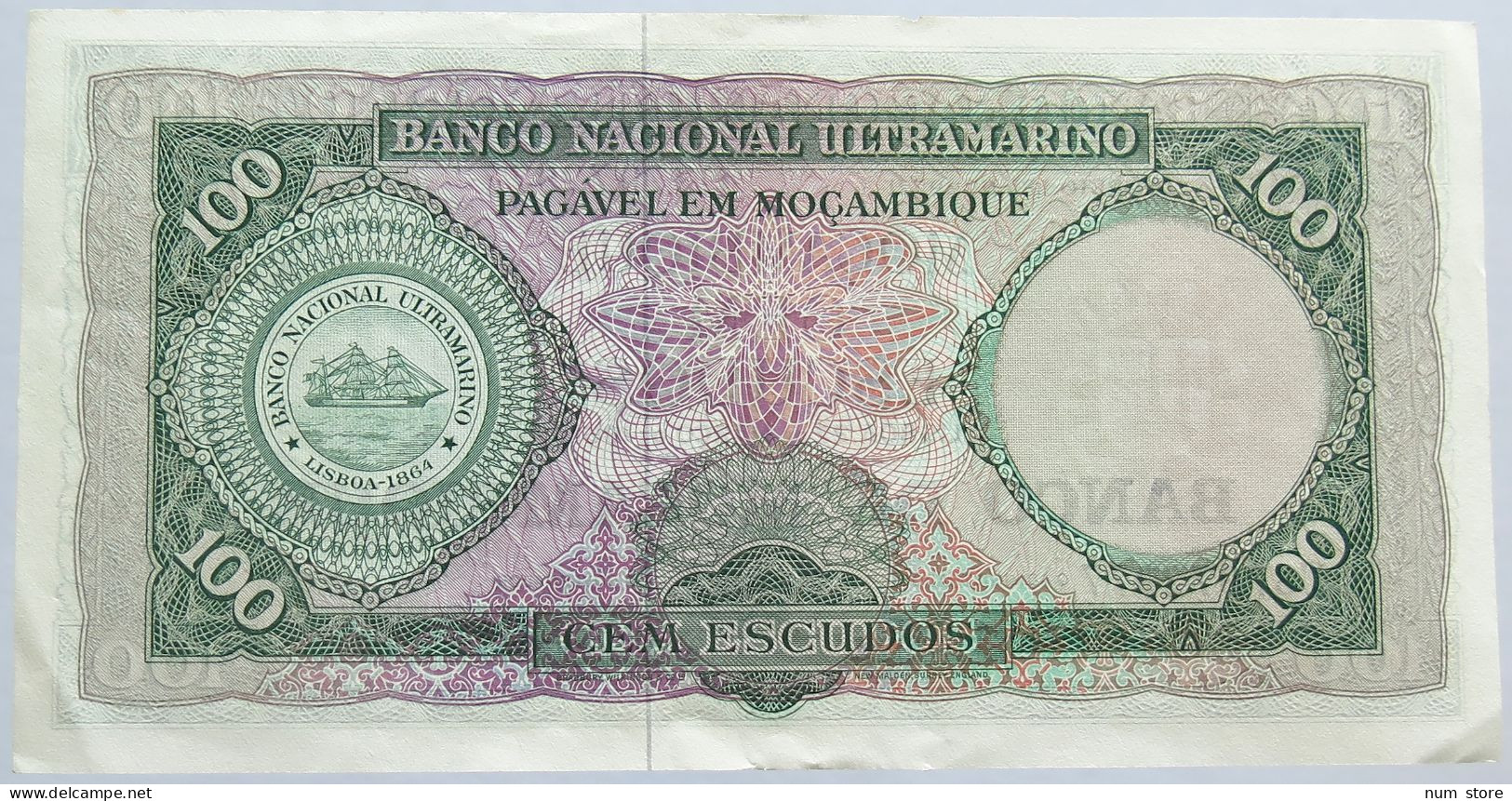 MOZAMBIQUE 100 ESCUDOS 1961 #alb003 0031 - Mozambique