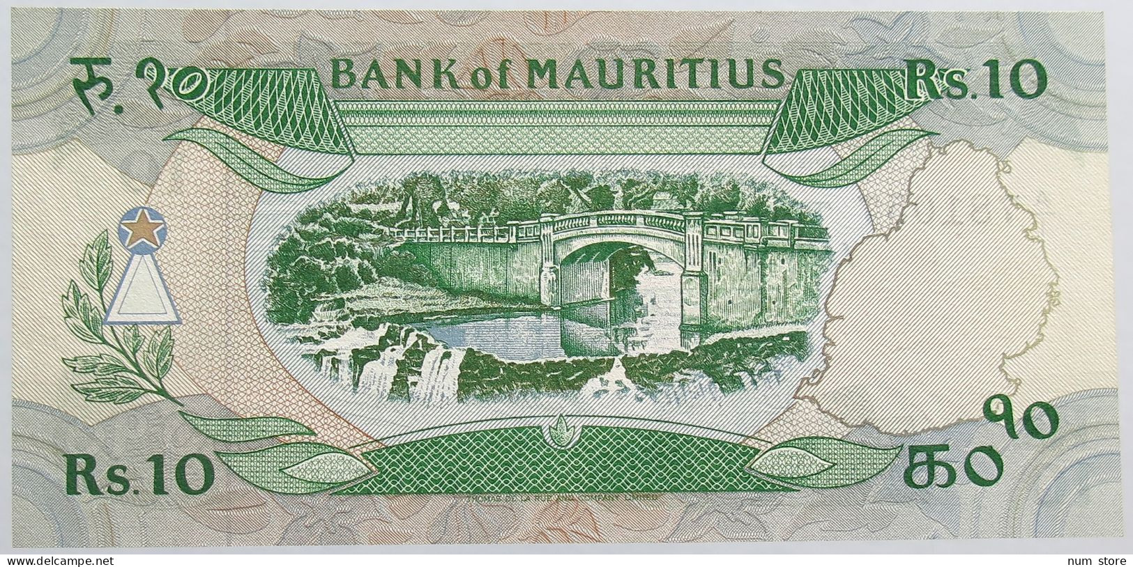 MAURITIUS 10 RUPEES 1985 TOP #alb014 0265 - Mauricio