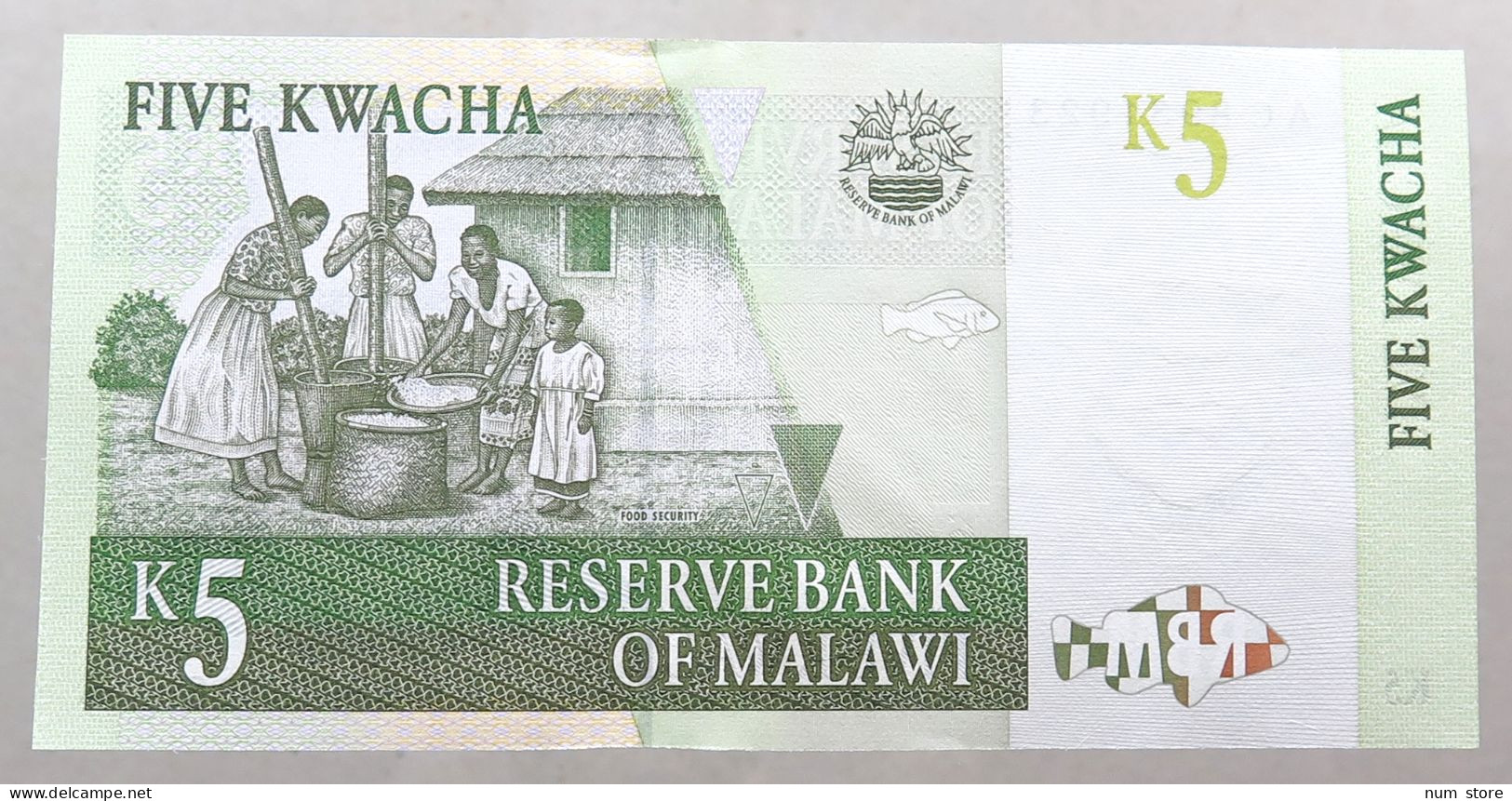 MALAWI 5 KWACHA 1989 TOP #alb051 1719 - Malawi