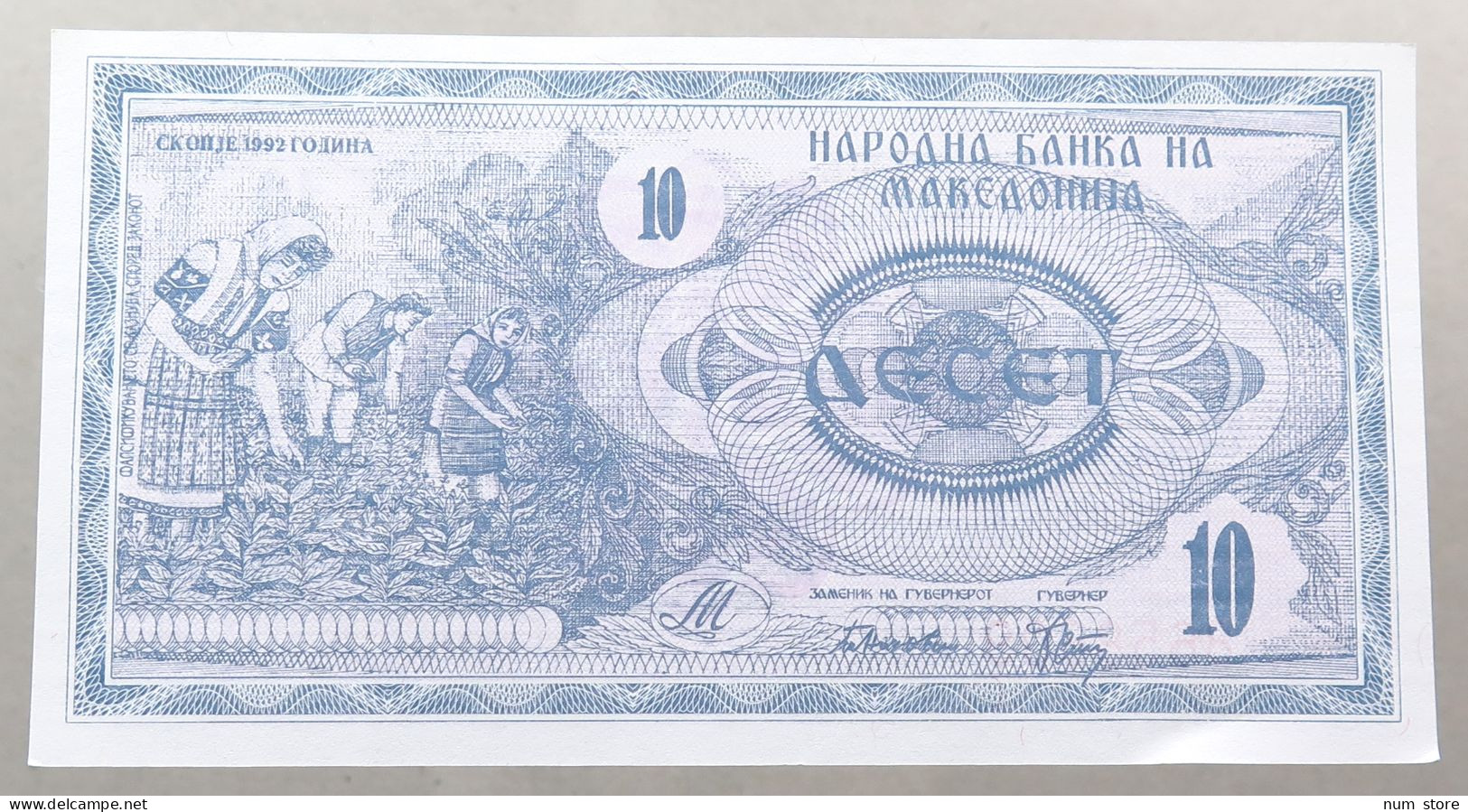 MACEDONIA 10 DENARS 1992 TOP #alb050 1079 - Noord-Macedonië