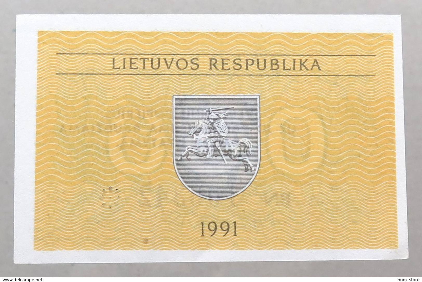 LITHUANIA 0.5 TALONAS 1991 TOP #alb050 0687 - Litouwen