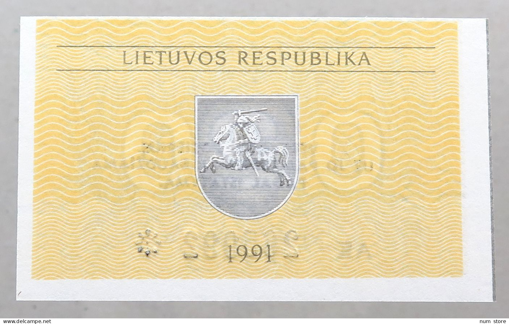 LITHUANIA 0.2 TALONAS 1991 TOP #alb050 0675 - Lituanie