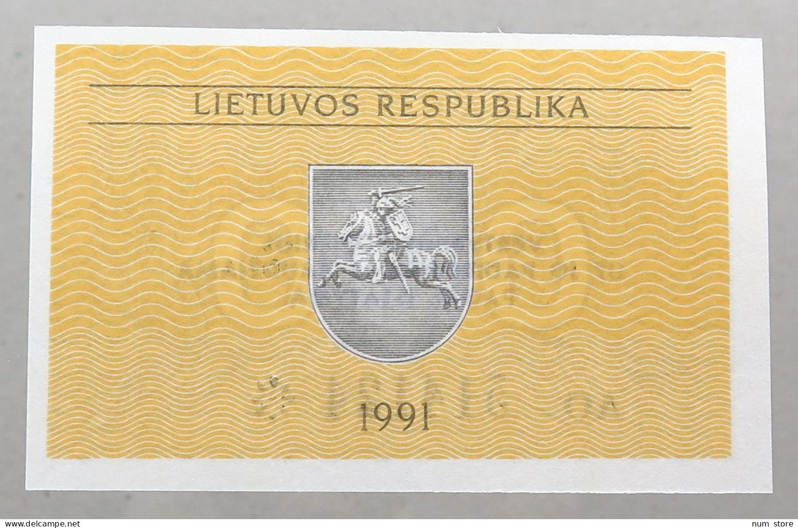 LITHUANIA 0.1 TALONAS 1991 TOP #alb051 1869 - Litouwen