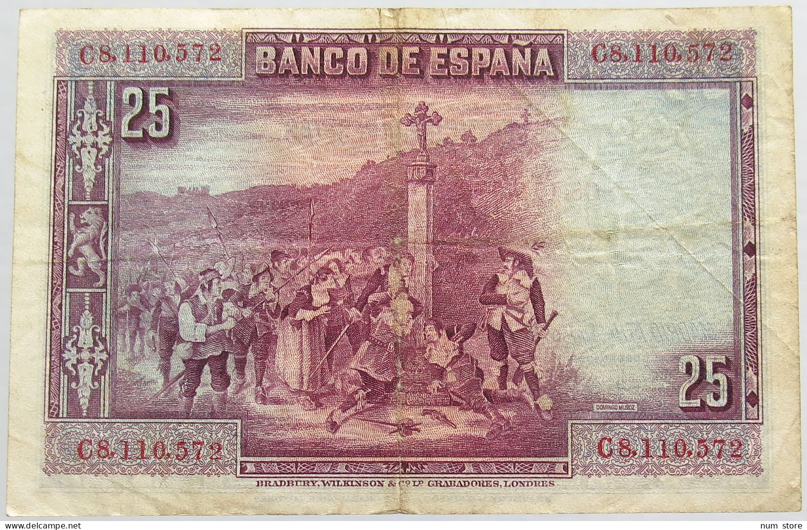 SPAIN 25 PESETAS 1928 #alb018 0263 - 1-2-5-25 Pesetas