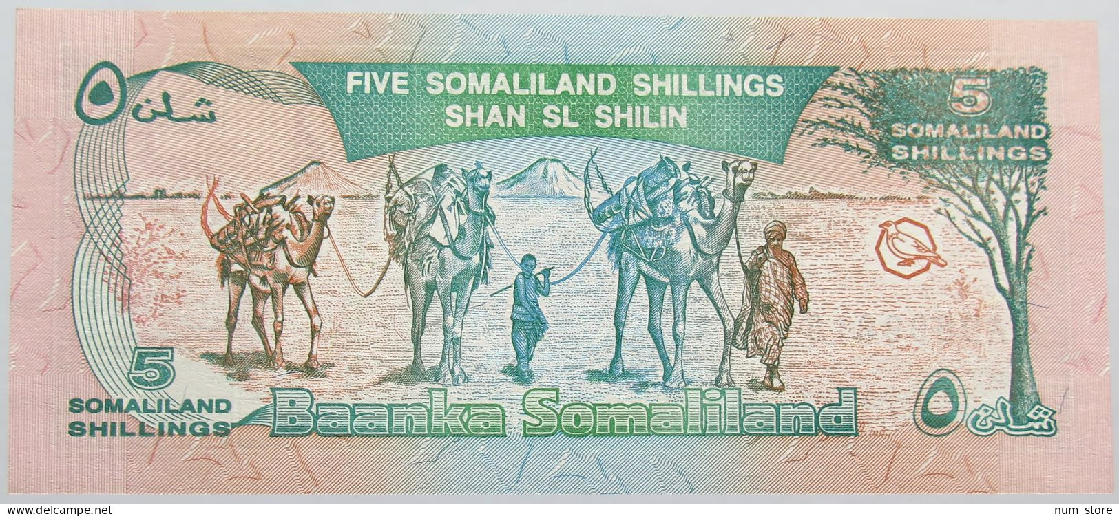 SOMALIA 5 SHILLINGS 1994 TOP #alb014 0523 - Somalië