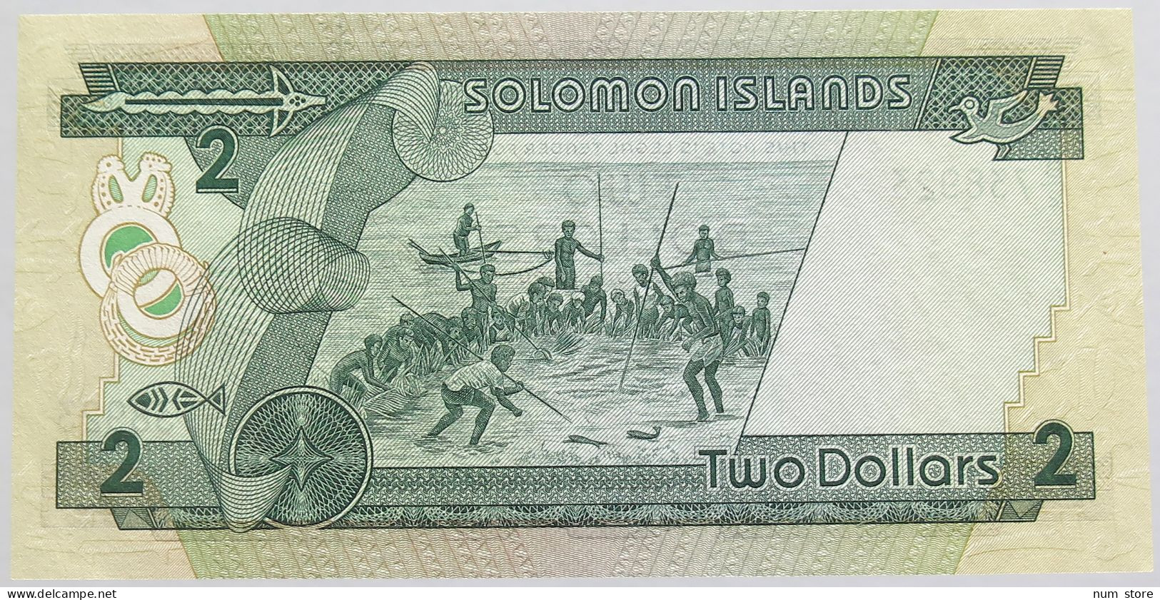 SOLOMON ISLANDS 2 DOLLARS UNC #alb018 0049 - Salomons