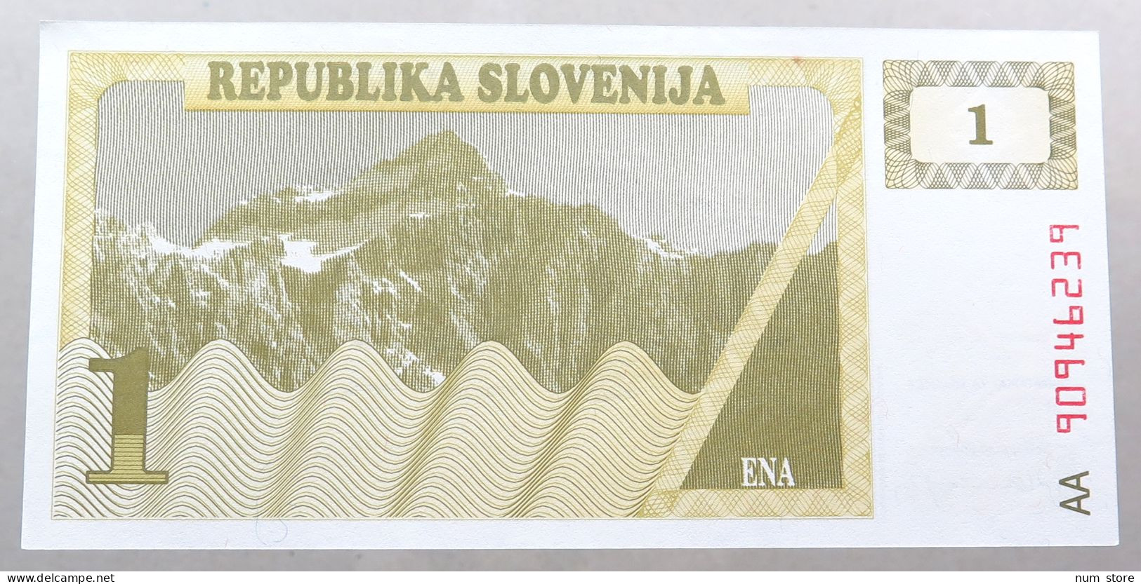 SLOVENIA 1 TOLARJEV 1990 #alb050 0051 - Eslovenia