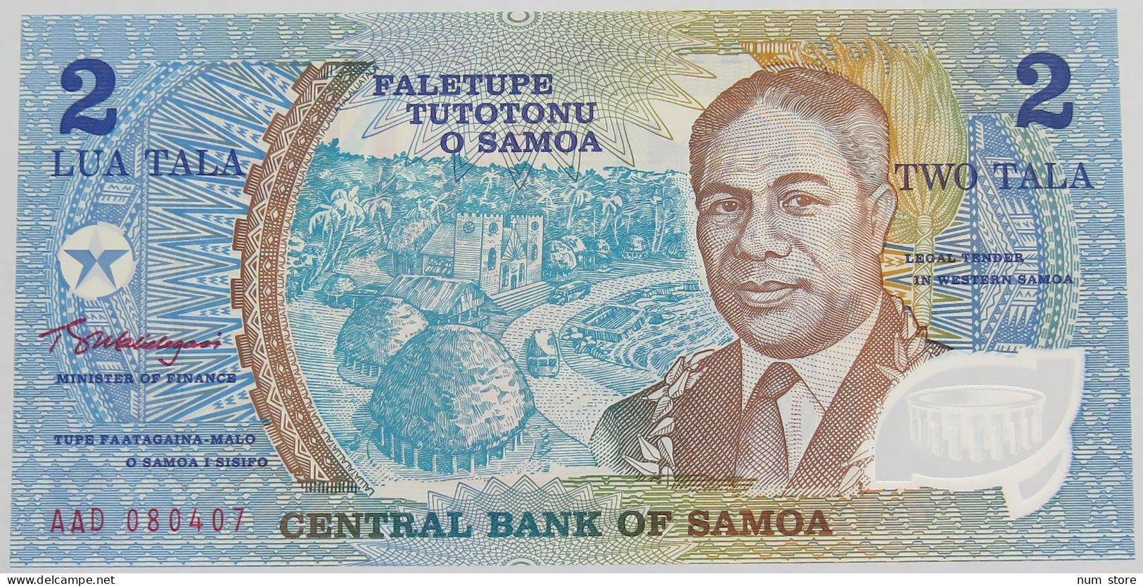 SAMOA 2 TALA UNC #alb018 0007 - Samoa