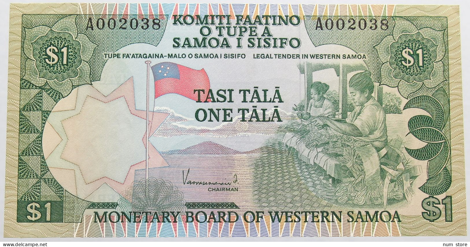 SAMOA 1 TALA 1980 TOP #alb014 0111 - Samoa