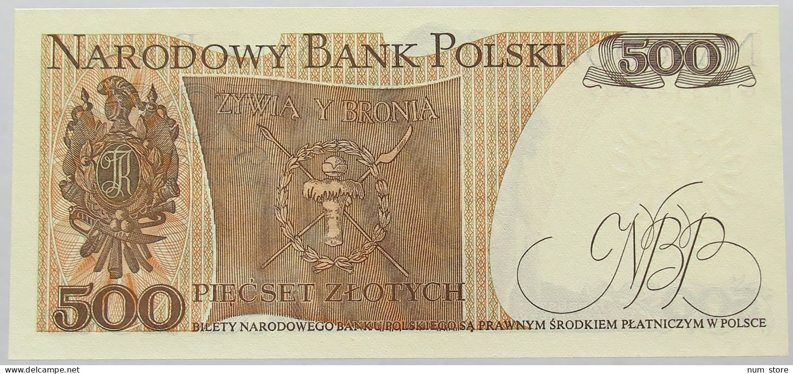 POLAND 500 ZLOTYCH 1982 TOP #alb016 0191 - Pologne