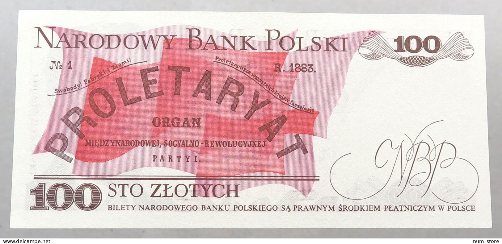 POLAND 100 ZLOTYCH 1988 TOP #alb050 0975 - Pologne
