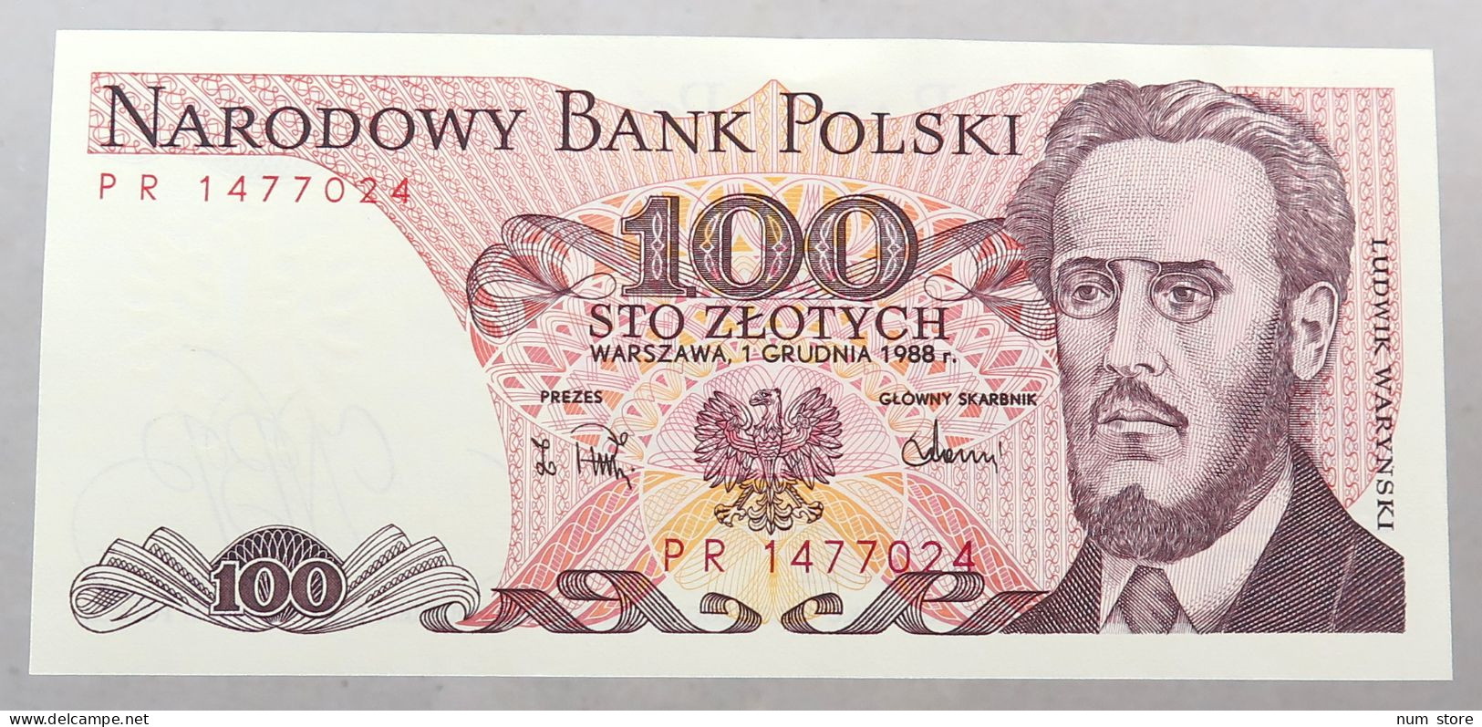 POLAND 100 ZLOTYCH 1988 TOP #alb050 0973 - Pologne