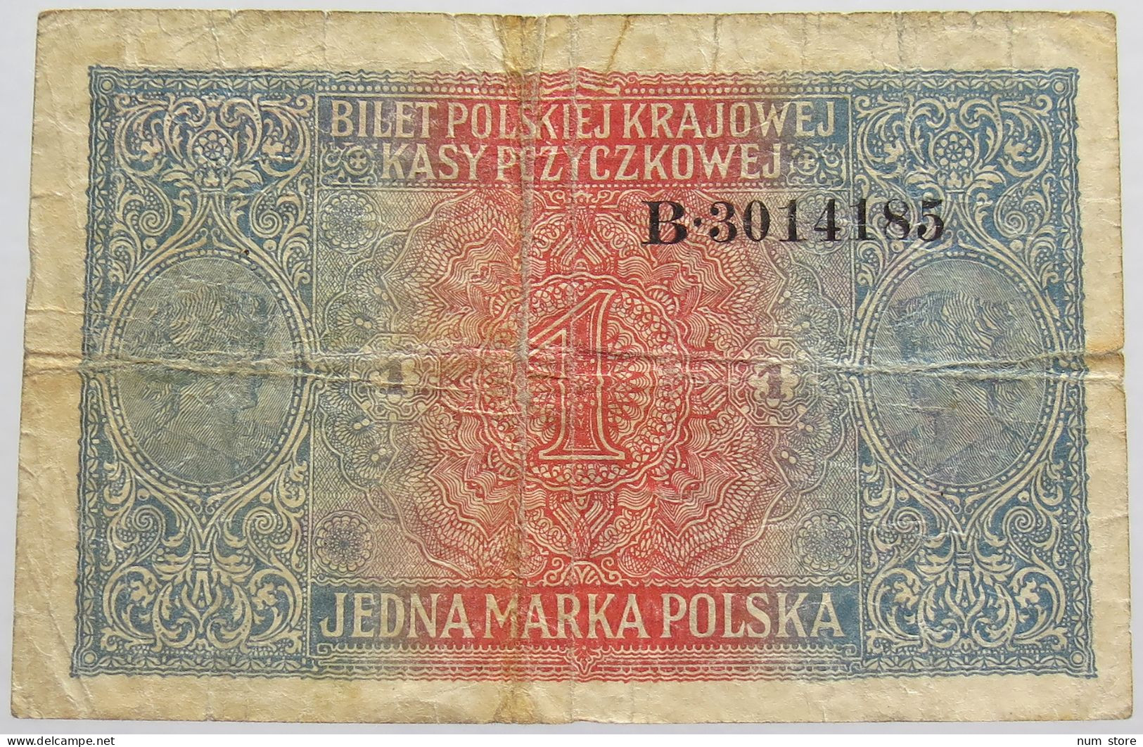 POLAND 1 MARKA 1916 #alb019 0007 - Pologne