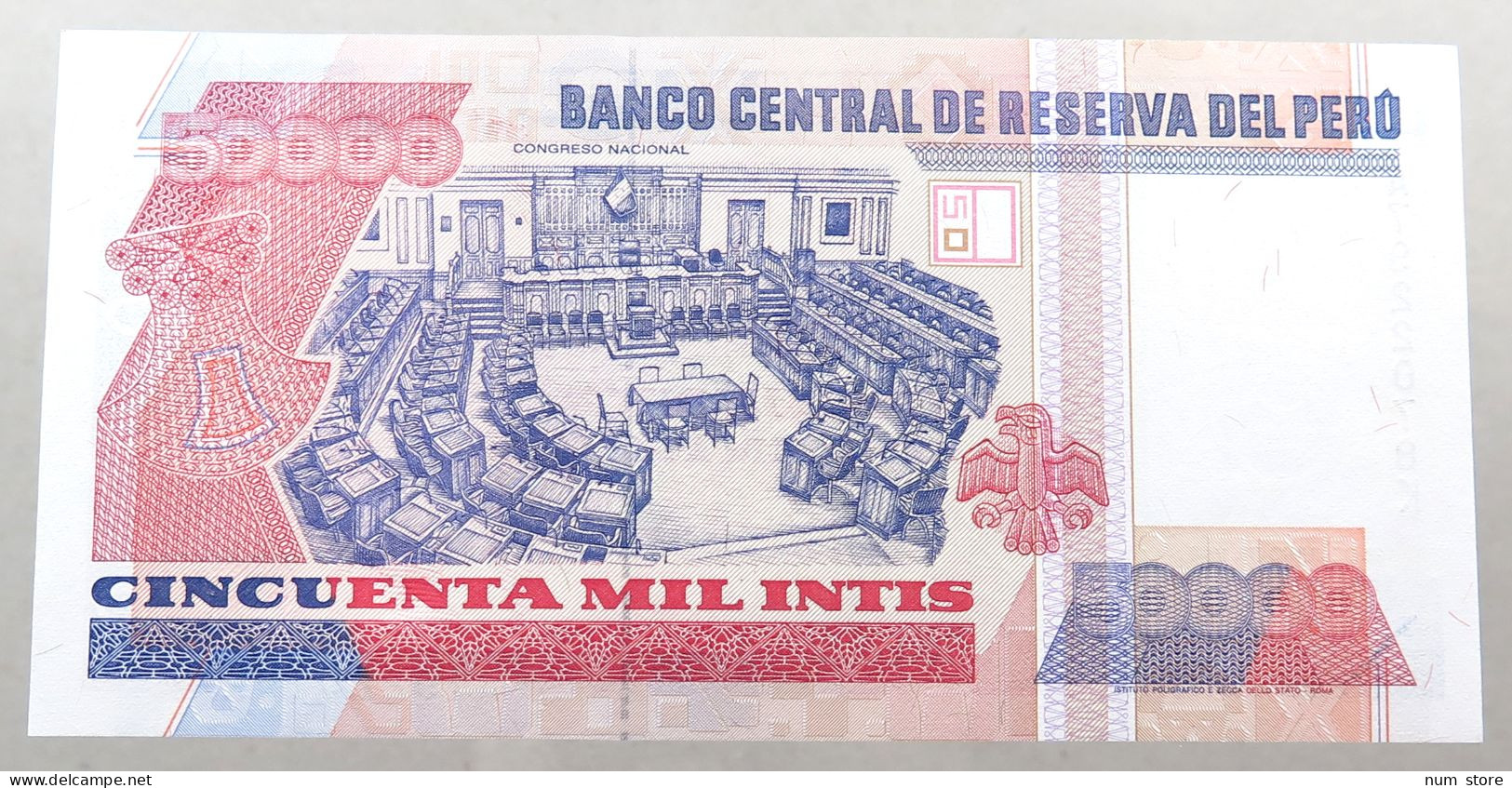 PERU 50000 INTIS 1988 TOP #alb049 0269 - Peru