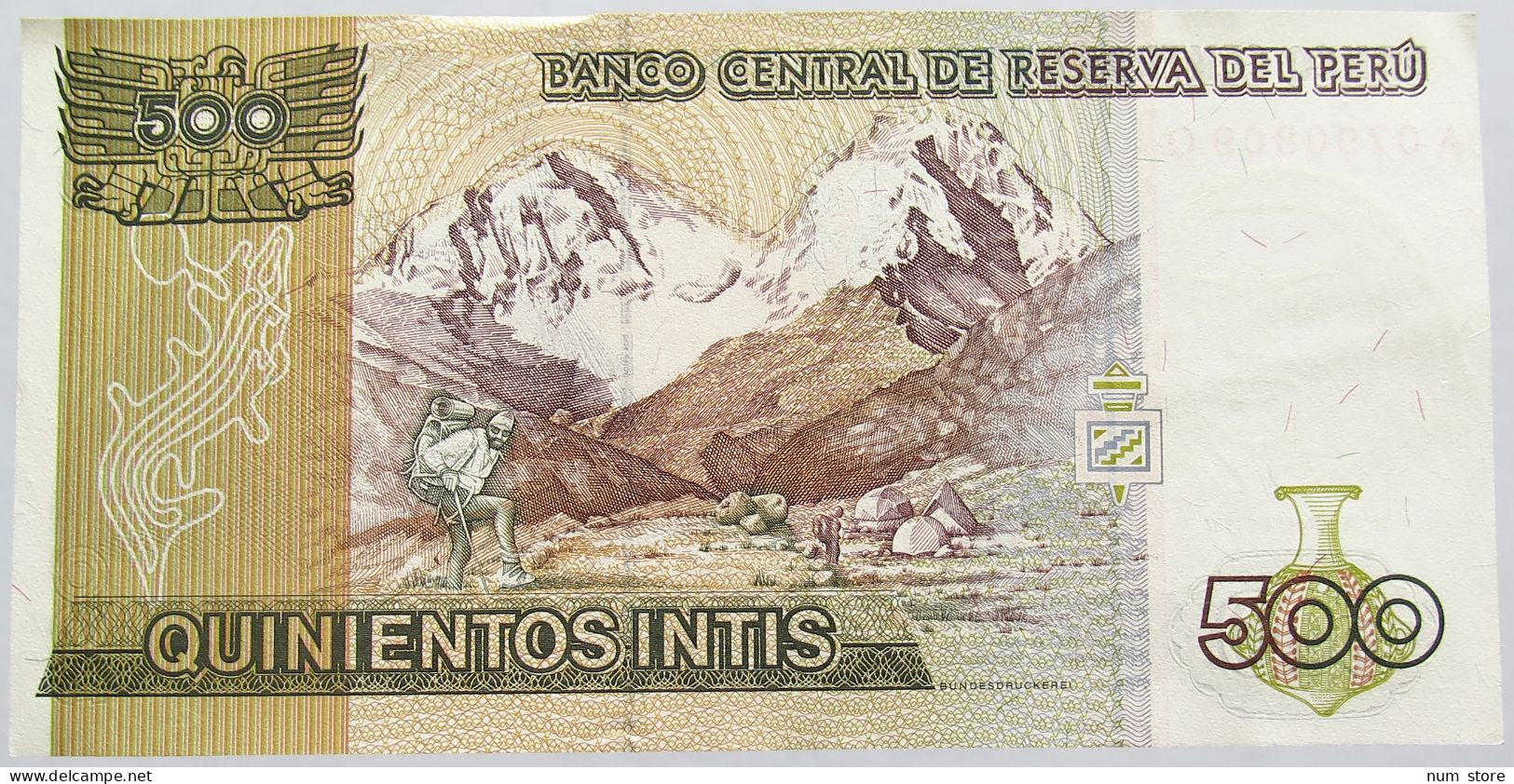 PERU 500 INTIS 1987 #alb018 0127 - Pérou