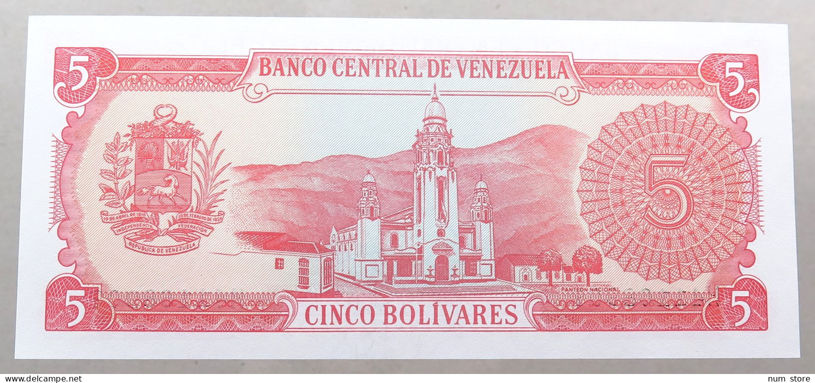 VENEZUELA 5 BOLIVARES 1989 TOP #alb051 1757 - Venezuela