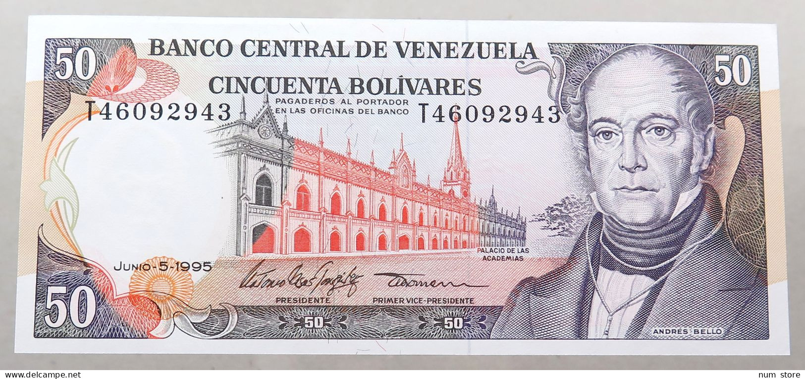 VENEZUELA 50 BOLIVARES 1995 TOP #alb049 1339 - Venezuela