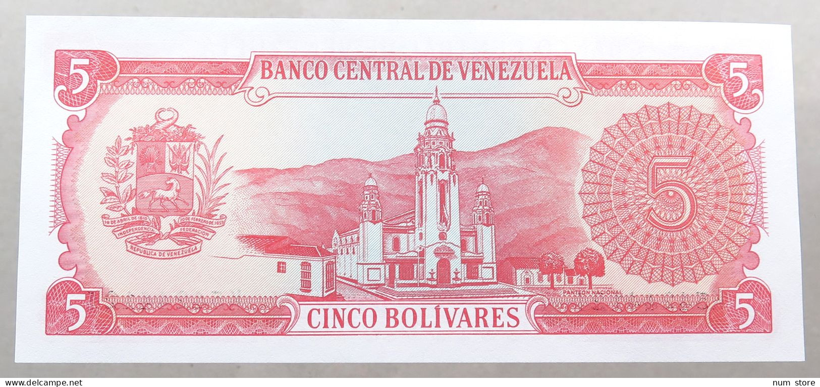 VENEZUELA 5 BOLIVARES 1989 TOP #alb051 1755 - Venezuela