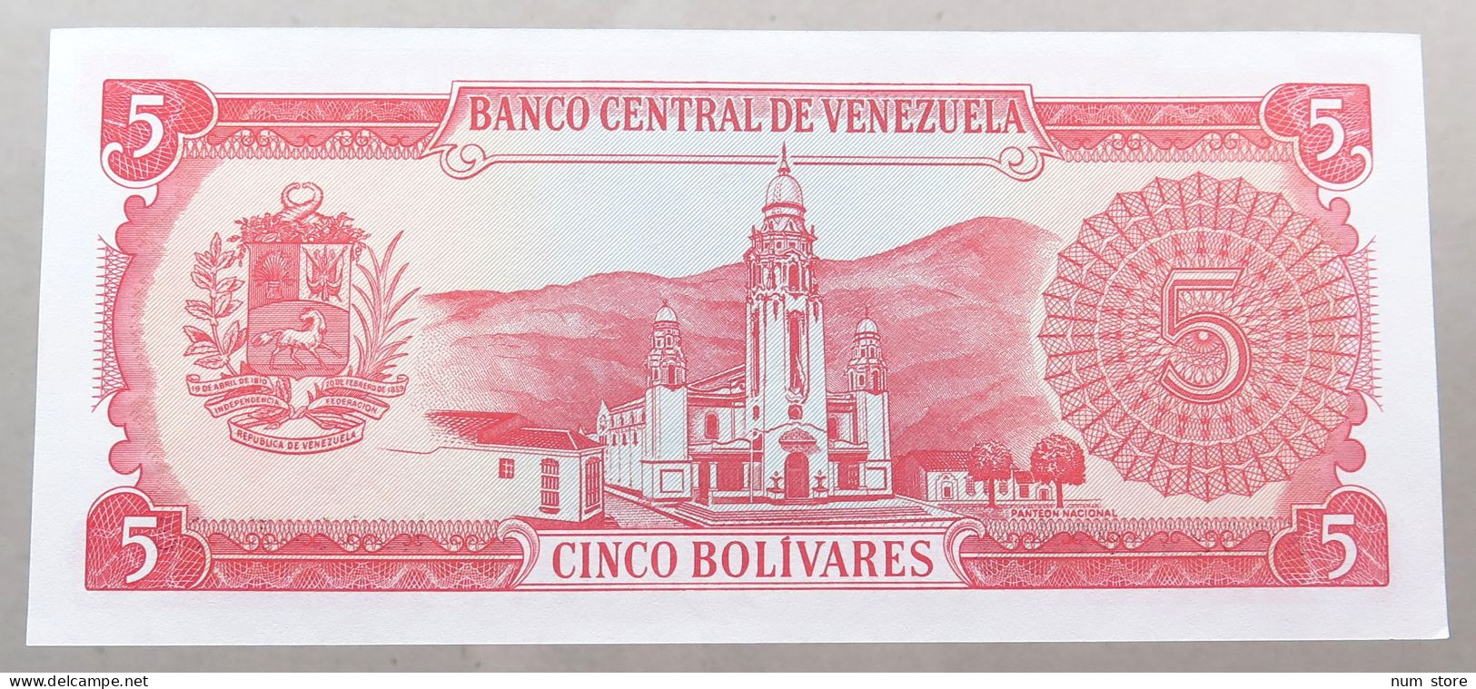 VENEZUELA 5 BOLIVARES 1989 TOP #alb049 1333 - Venezuela