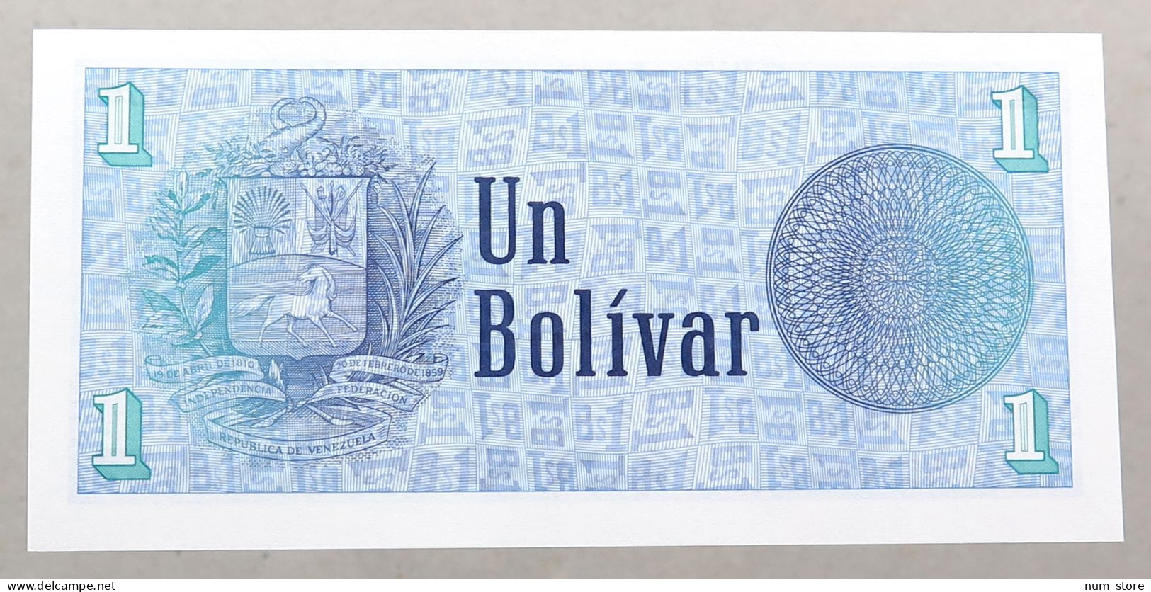 VENEZUELA 1 BOLIVAR 1989 TOP #alb051 0433 - Venezuela