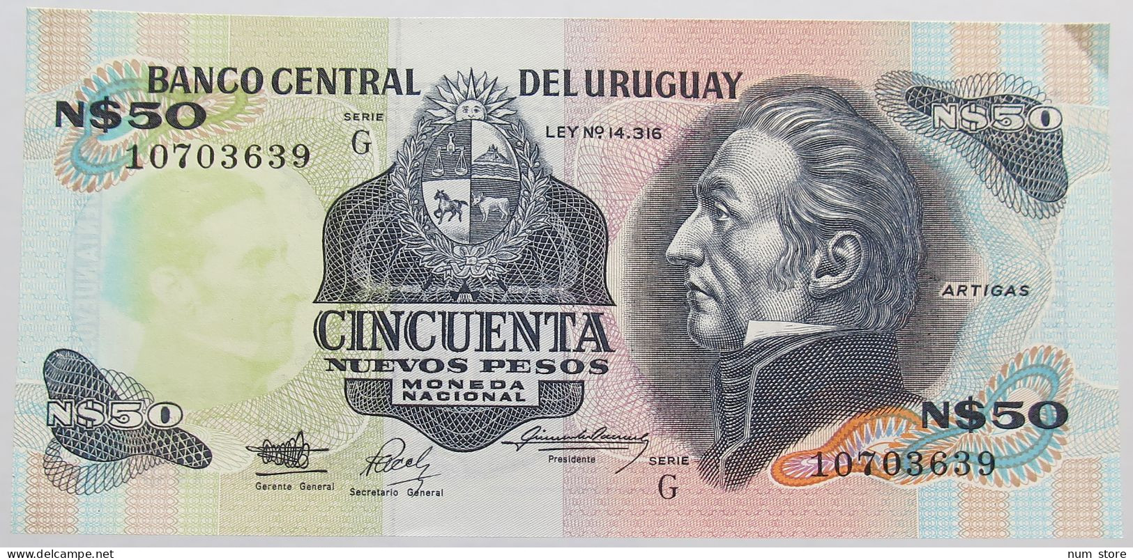 URUGUAY 50 PESOS TOP #alb014 0091 - Uruguay