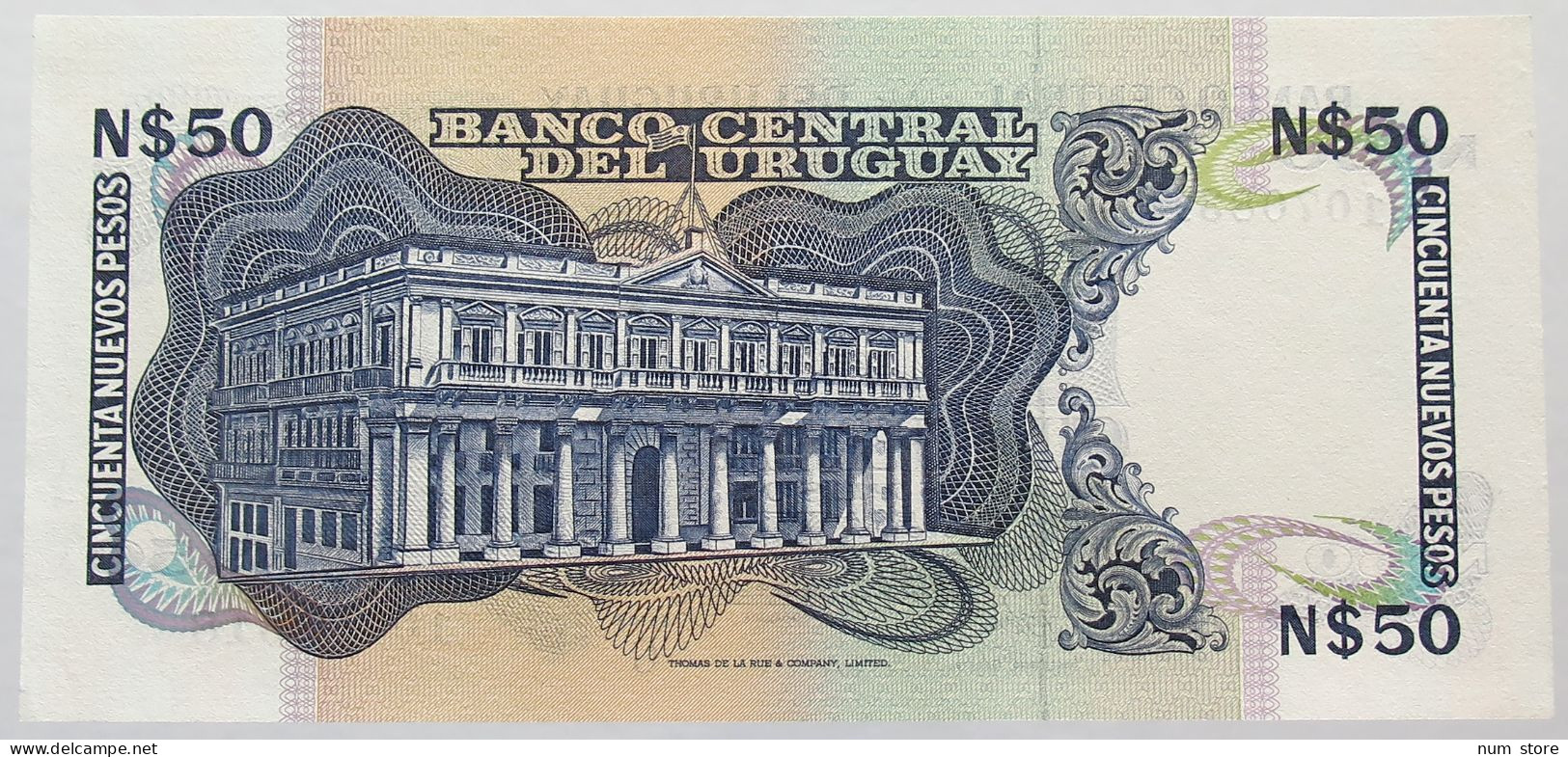 URUGUAY 50 PESOS TOP #alb016 0481 - Uruguay