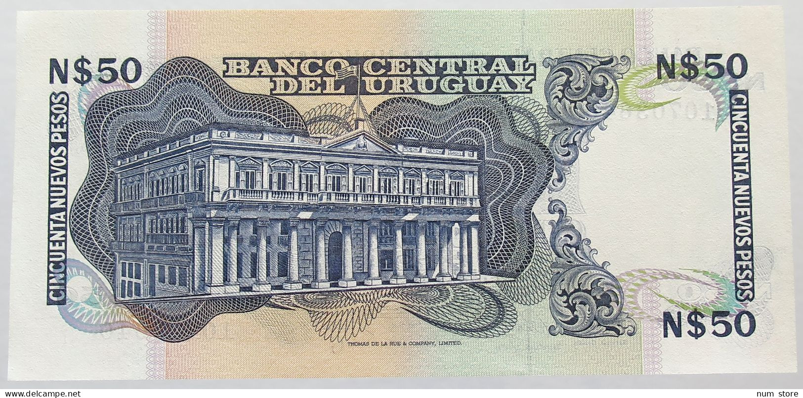 URUGUAY 50 PESOS TOP #alb016 0479 - Uruguay