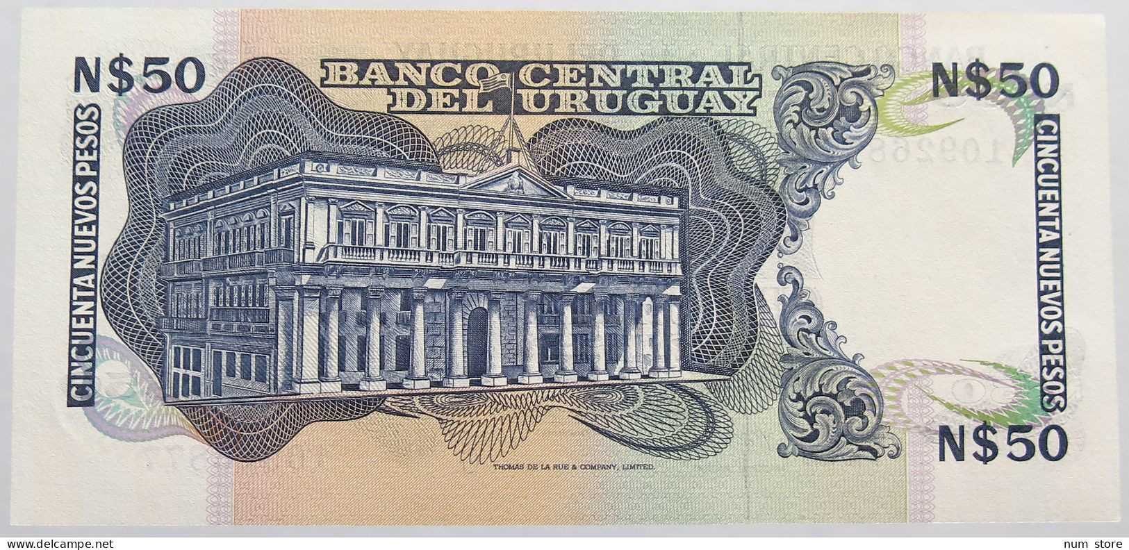 URUGUAY 50 PESOS TOP #alb014 0003 - Uruguay