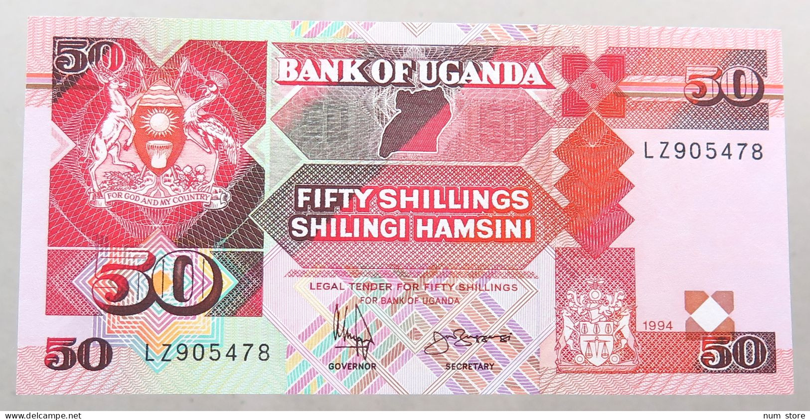 UGANDA 50 SHILLINGS 1994 TOP #alb049 1547 - Uganda