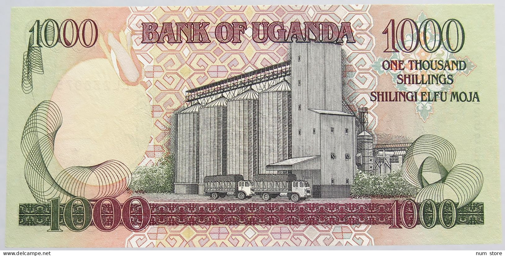 UGANDA 1000 SHILLINGS 1991 UNC #alb018 0005 - Uganda