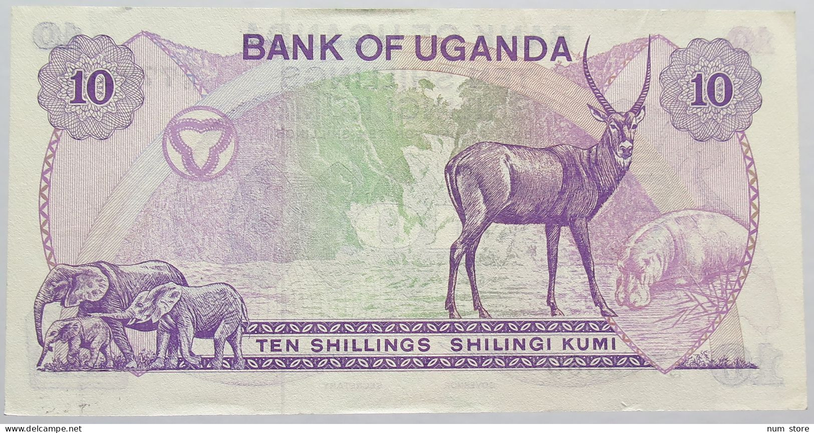 UGANDA 10 SHILLINGS 1982 TOP #alb013 0229 - Ouganda