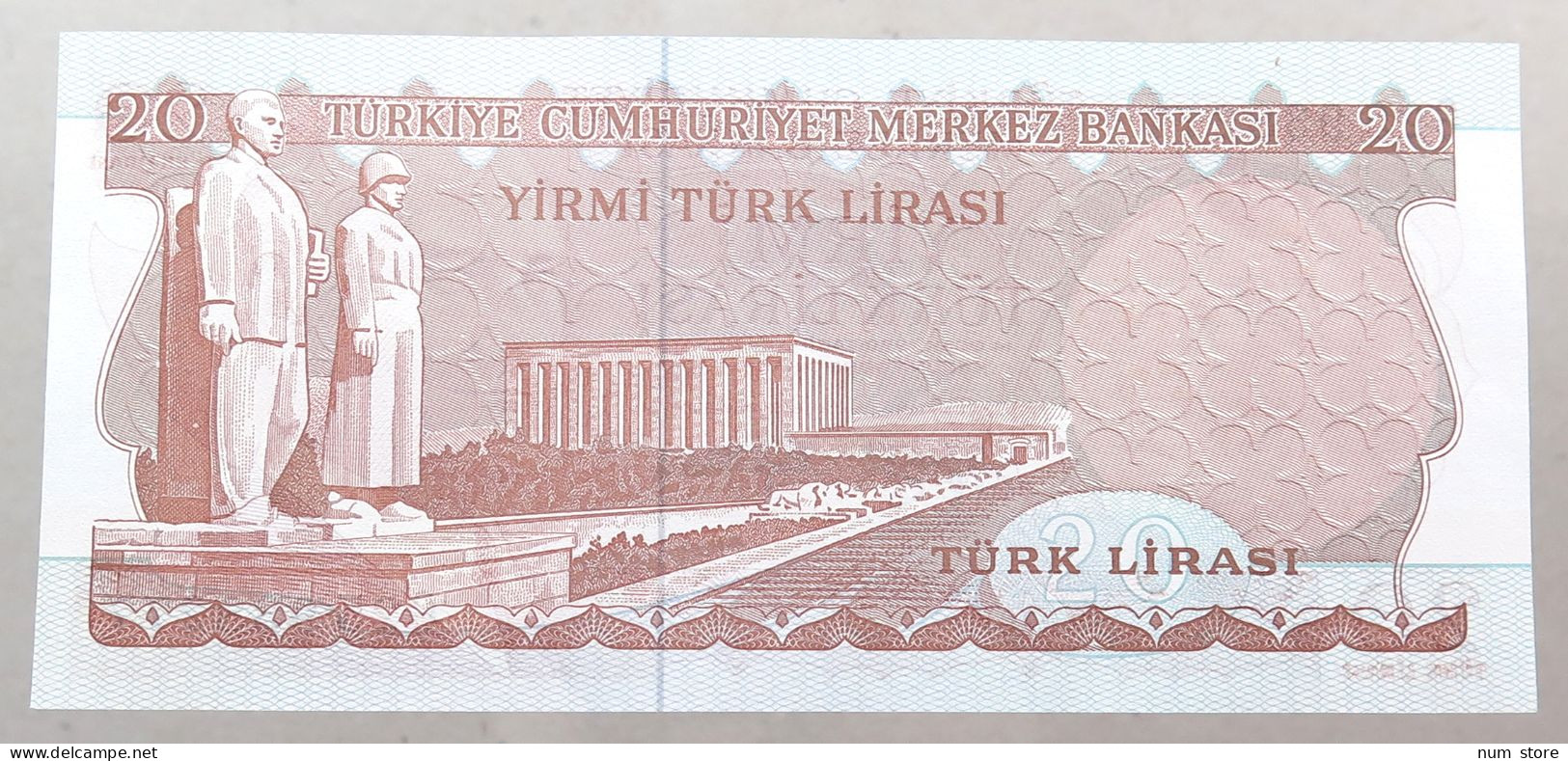 TURKEY 20 LIRASI 1970 TOP #alb049 1169 - Turquie