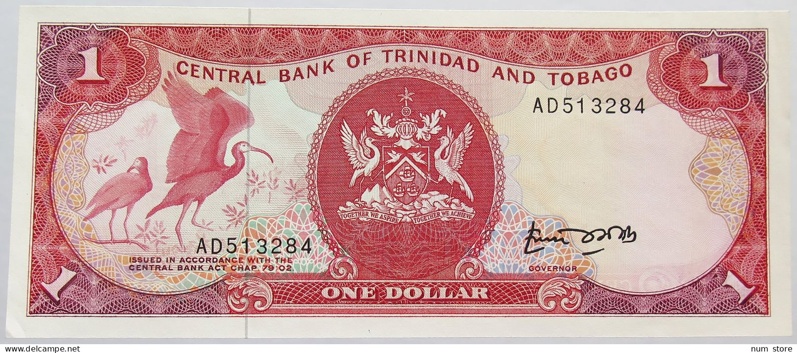 TRINIDAD TOBAGO 1 DOLLAR 1977 TOP #alb013 0263 - Trindad & Tobago
