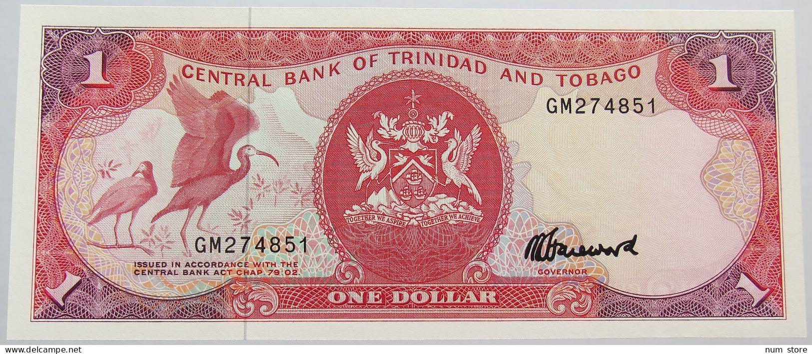 TRINIDAD A TOBAGO 1 DOLLAR 1977 TOP #alb014 0007 - Trindad & Tobago