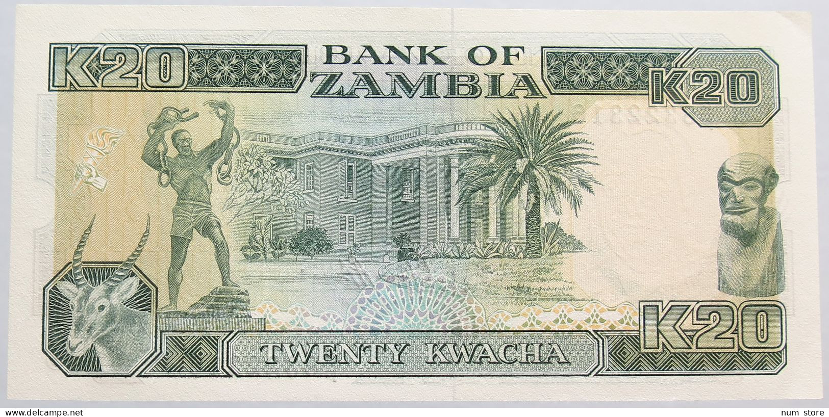 ZAMBIA 20 KWACHA TOP #alb014 0549 - Zambie