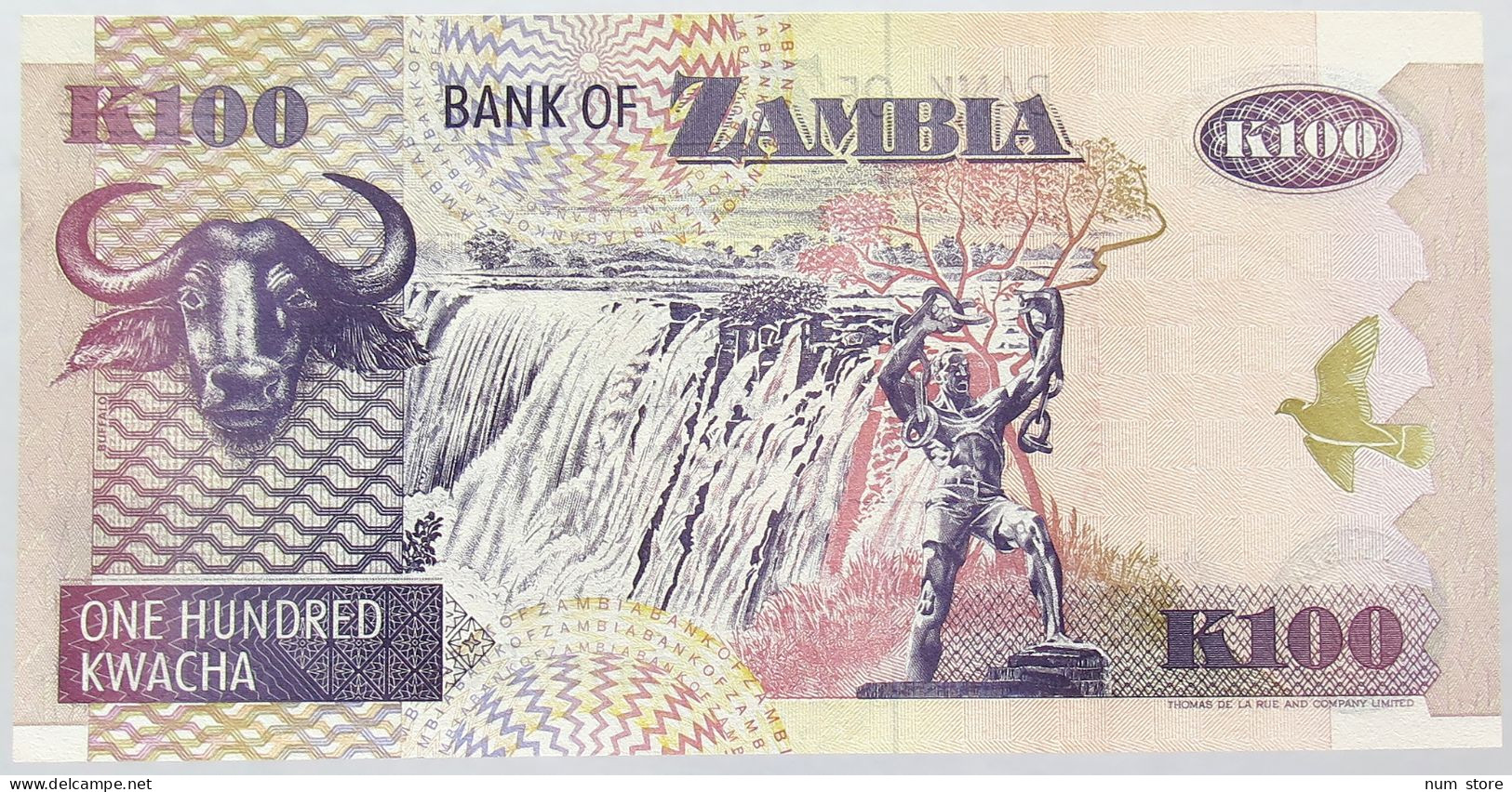 ZAMBIA 100 KWACHA 1992 TOP #alb016 0321 - Zambie