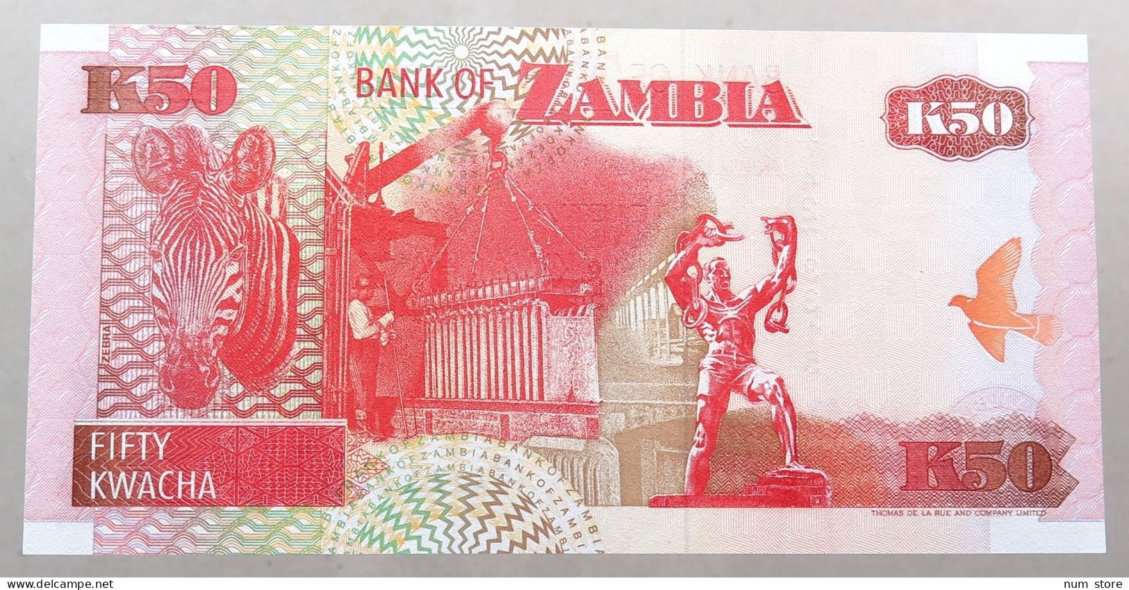 ZAMBIA 50 KWACHA 1992 TOP #alb049 1525 - Zambie