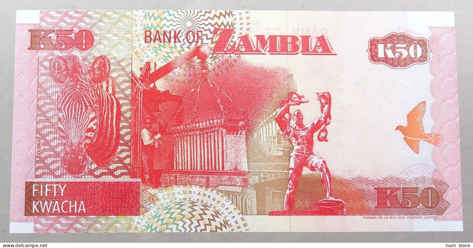 ZAMBIA 50 KWACHA 1992 TOP #alb049 1527 - Zambie