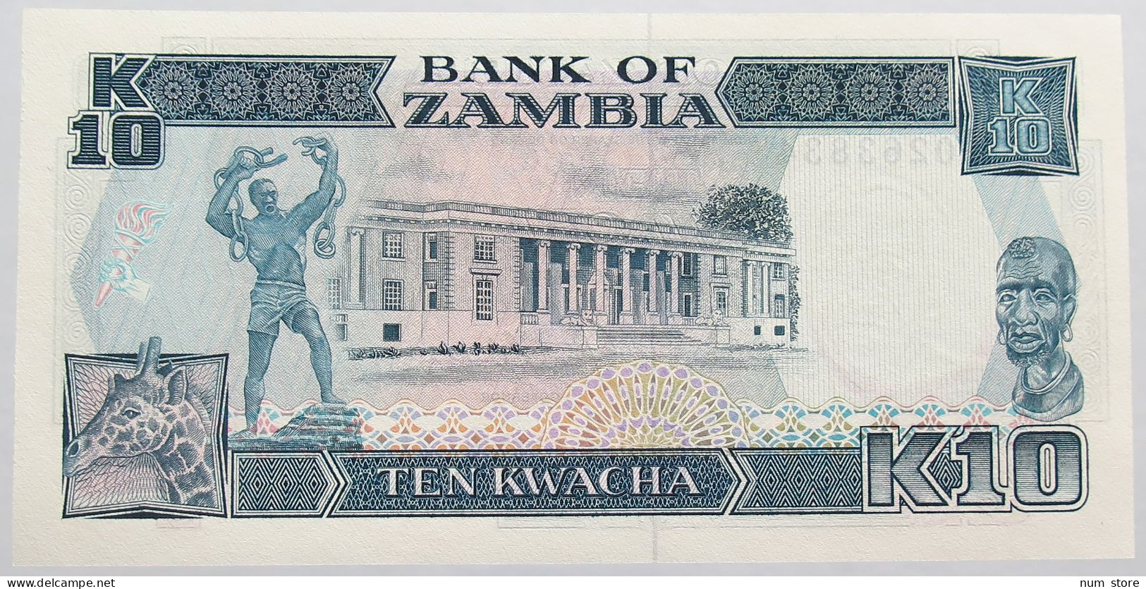 ZAMBIA 10 KWACHA TOP #alb014 0541 - Zambie